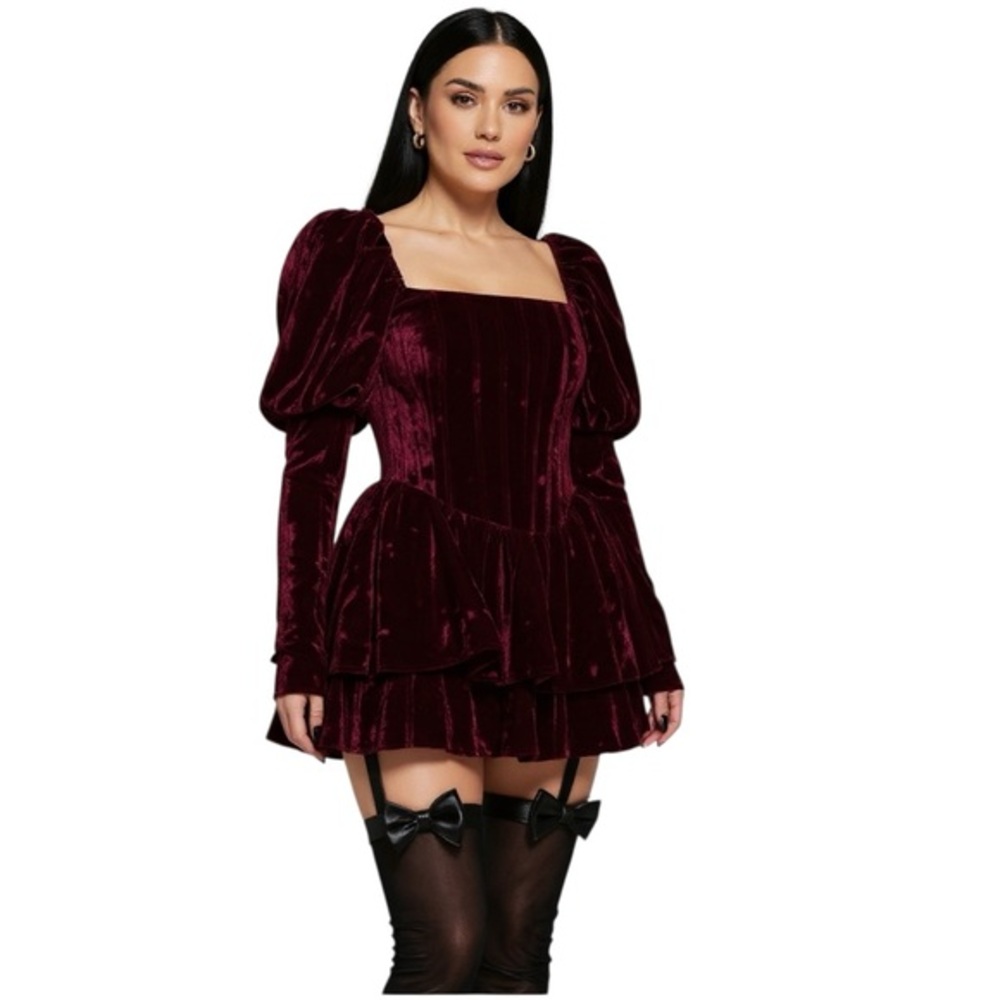 🖤 Widow Haunted Hearts Mini Dress (S) — NEW w/ Tags — SOLD OUT